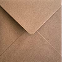 Cranberry - Sobres de papel kraft (50 unidades- 165 mm x 165 mm- reciclados- 110 g-m²)